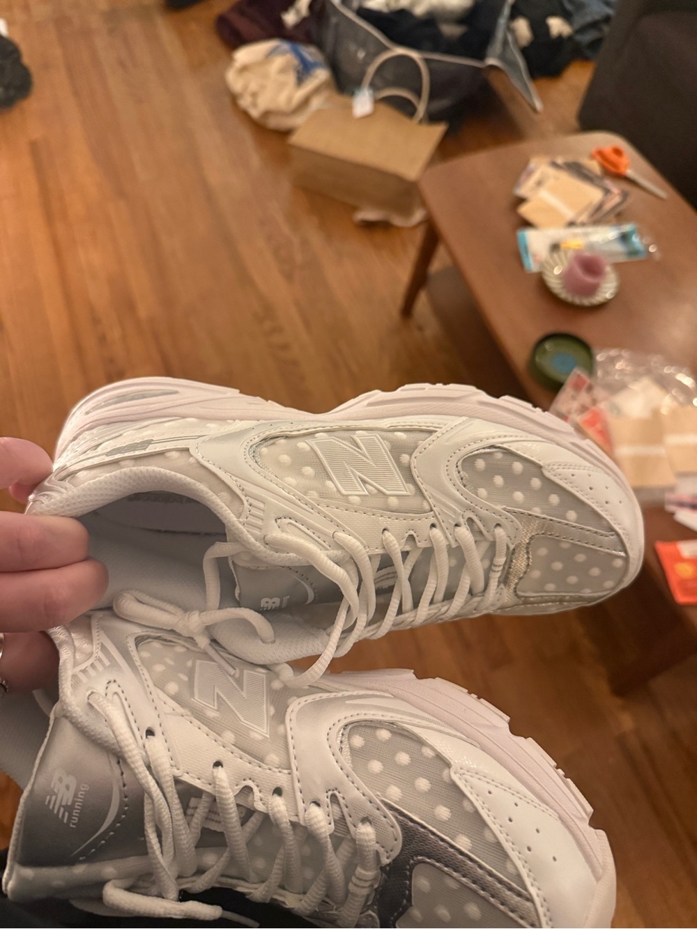 Polka Dot New Balances - Picture 2 of 2